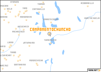 map of Campamento Chuncho