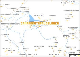map of Campamento Palo Blanco