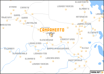 map of Campamento