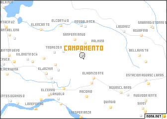 map of Campamento