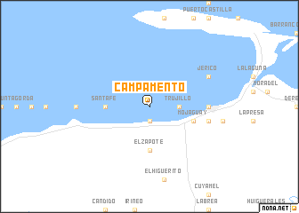 map of Campamento