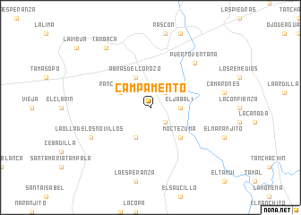 map of Campamento