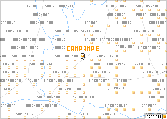 map of Campampe