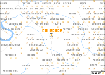 map of Campampe