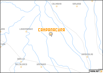 map of Campanacura