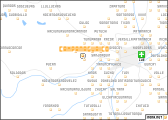 map of Campanaguaico