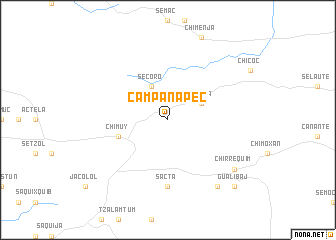 map of Campanapec