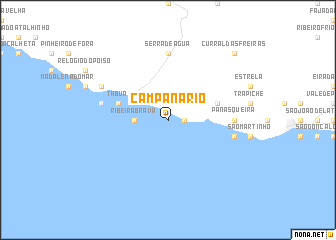 map of Campanário