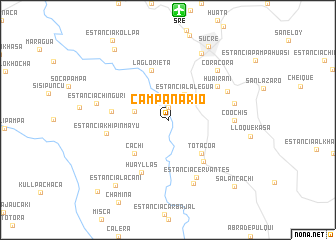 map of Campanario