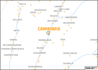 map of Campanario