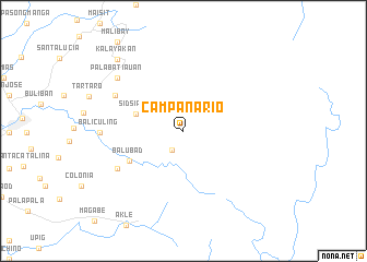 map of Campanario