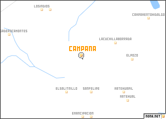 map of Campana