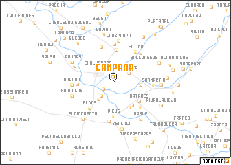 map of Campana