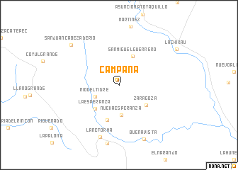 map of Campana