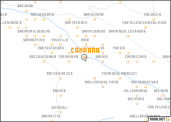 map of Campana