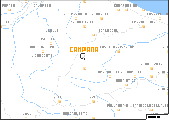 map of Campana