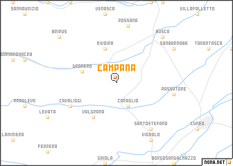 map of Campana