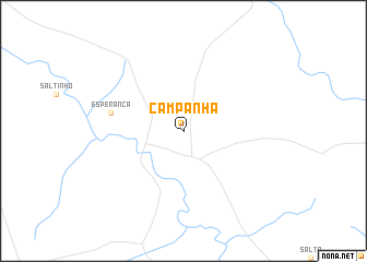 map of Campanha