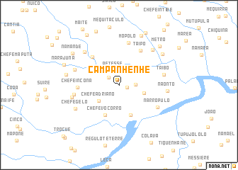 map of Campanhenhe