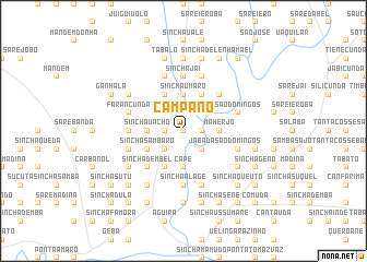 map of Campanó