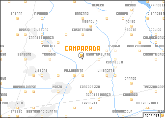 map of Camparada