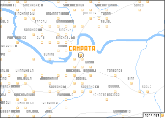 map of Campata