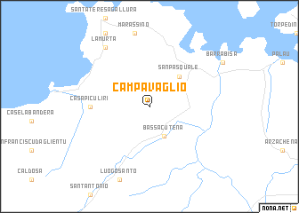 map of Campavaglio