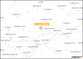 map of Campazos
