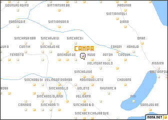 map of Campã