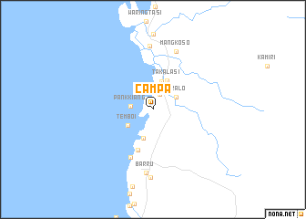 map of Campa