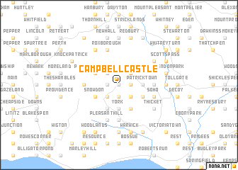 map of Campbell Castle