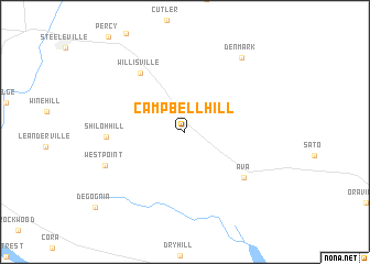 map of Campbell Hill