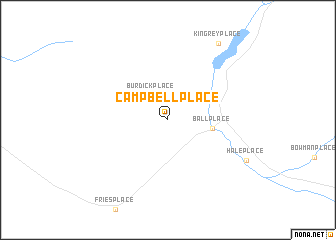 map of Campbell Place