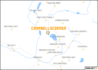 map of Campbells Corner