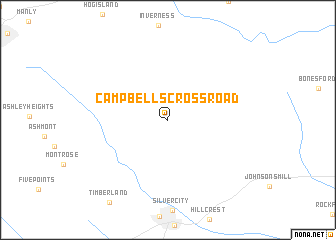 map of Campbells Crossroad