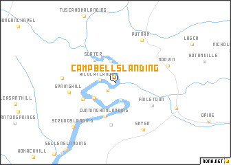 map of Campbells Landing