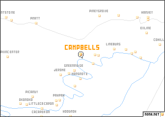 map of Campbells