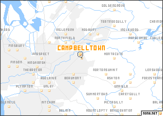 map of Campbelltown