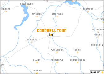 map of Campbelltown