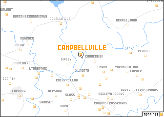 map of Campbellville