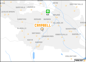 map of Campbell