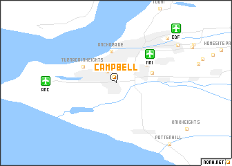 map of Campbell