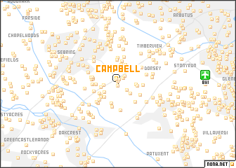 map of Campbell