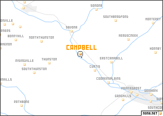 map of Campbell