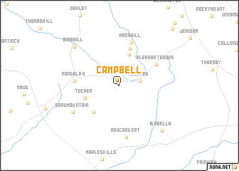 map of Campbell