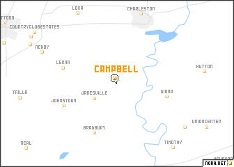 map of Campbell