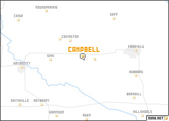 map of Campbell