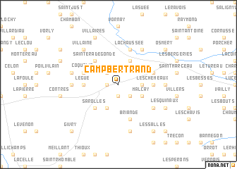 map of Camp Bertrand