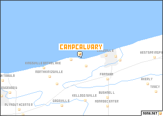 map of Camp Calvary