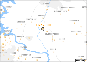map of Camp Cox